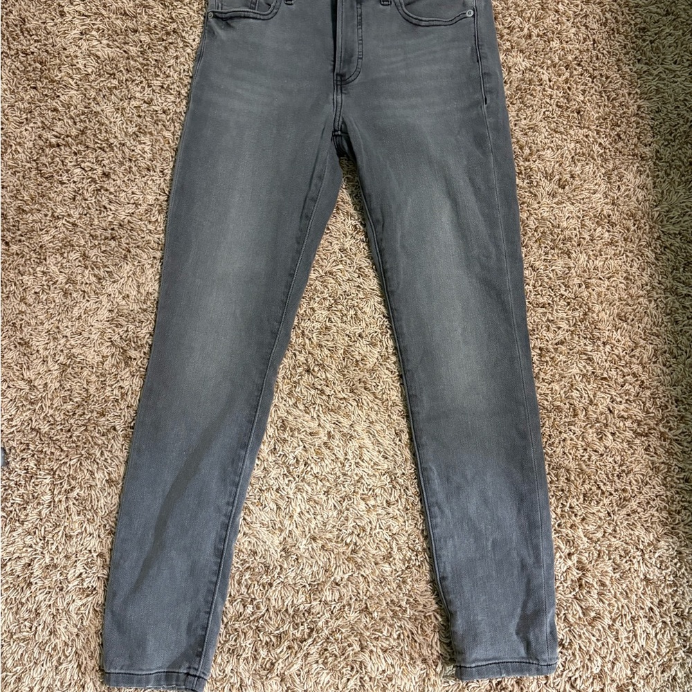 Express Gray Skinny Jeans